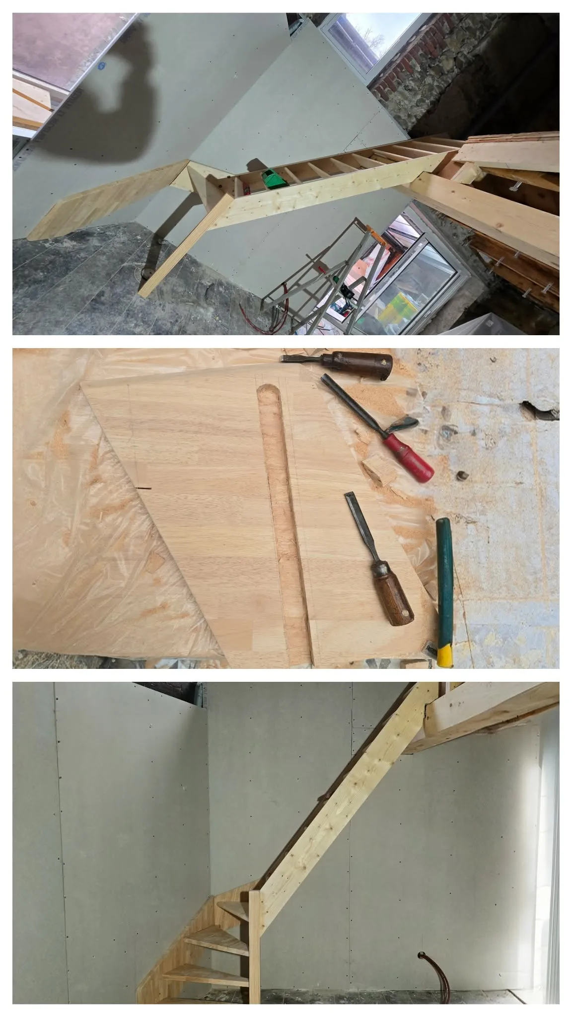 Escalier et habillage placo
